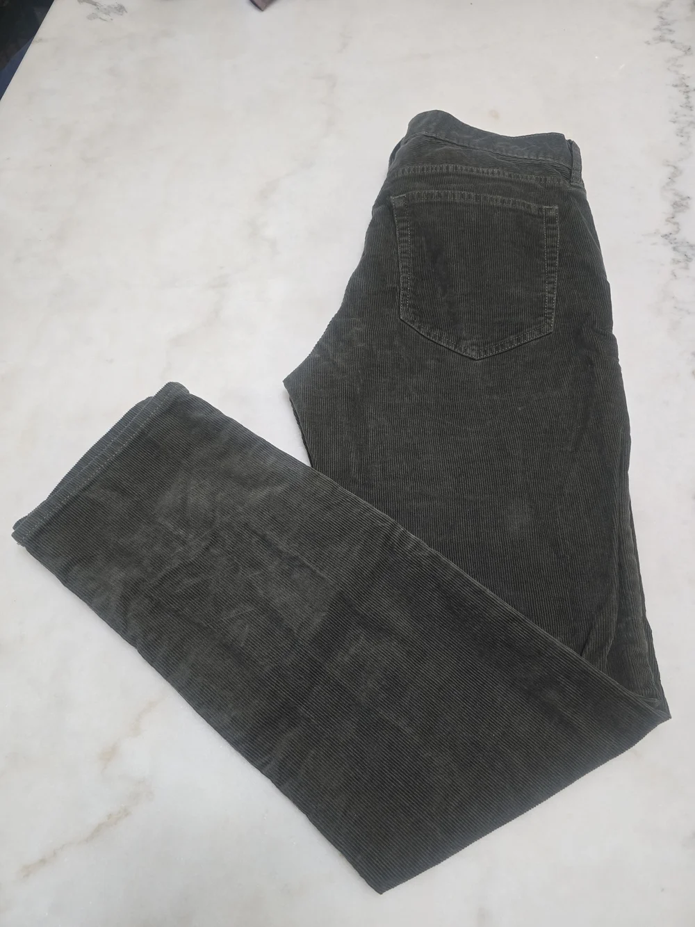 J. Crew Slim Olive Green Corduroy Jeans for Men